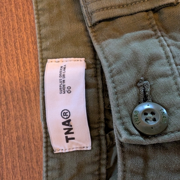 TNA Olive Utility Cargo Pants - Picture 10 of 11
